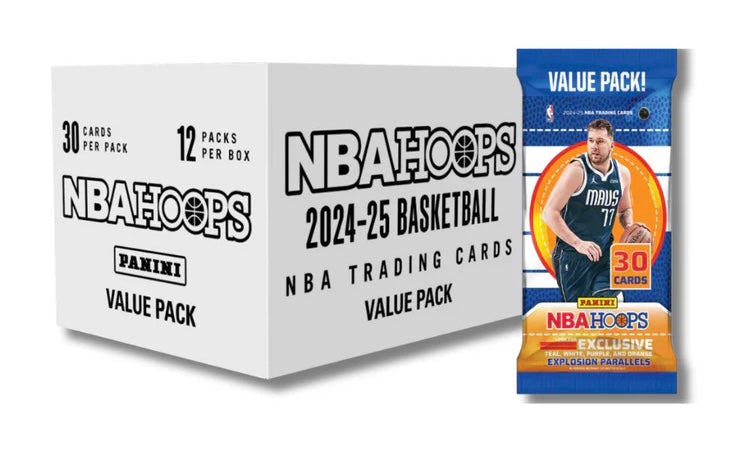 2024/25 Panini Hoops Basketball Value 12-Pack Box