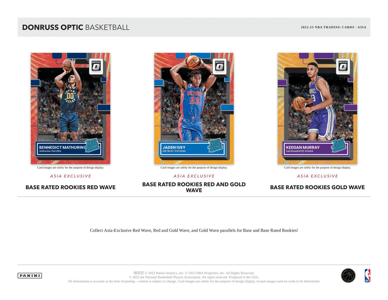 2022/23 Panini Donruss Optic Basketball Asia Box