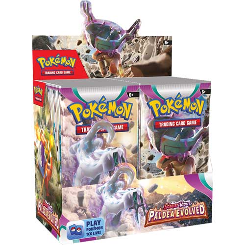 Pokémon Scarlet & Violet 02 Paldea Evolved Booster Display (36 Booster) Englisch