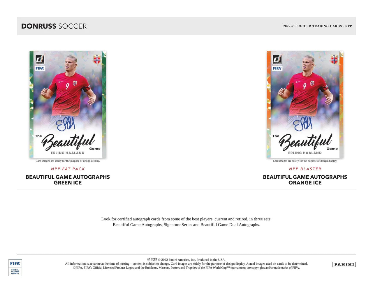 2022/23 Panini Donruss Soccer Blaster Box