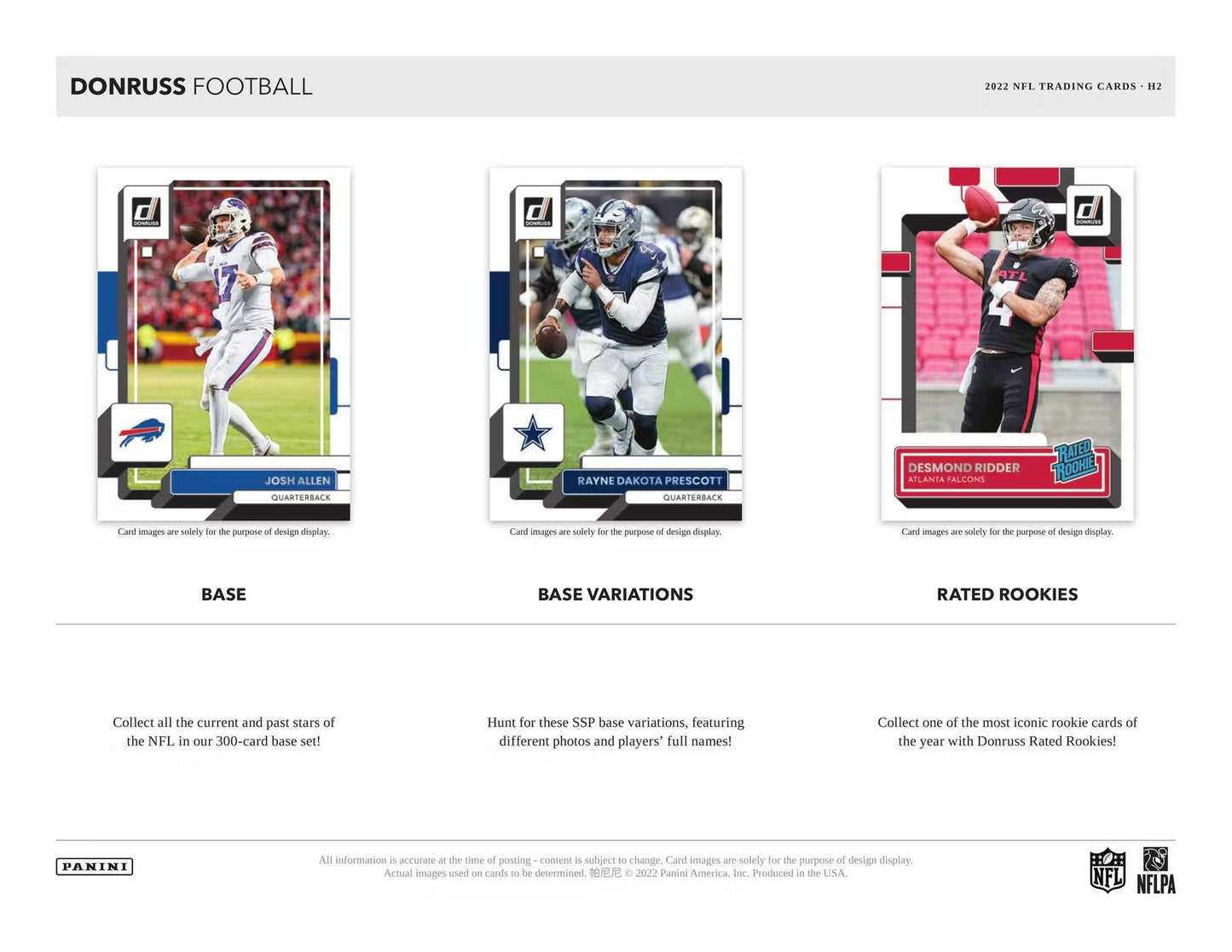 2022 Panini Donruss Football H2 Box