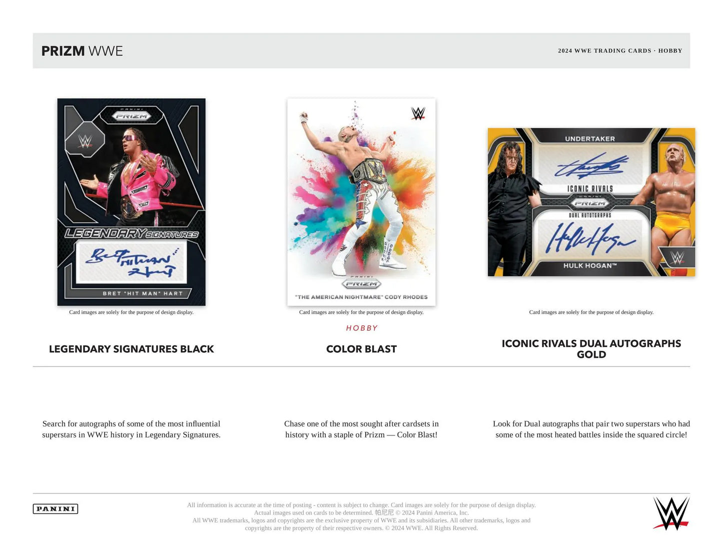 2024 Panini Prizm WWE Wrestling Hobby Box