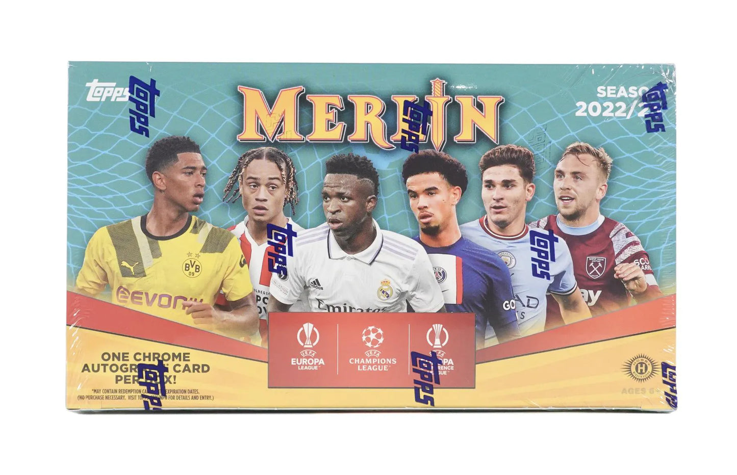 2022/23 Topps Merlin Chrome UEFA Club Competitions Soccer Hobby Box