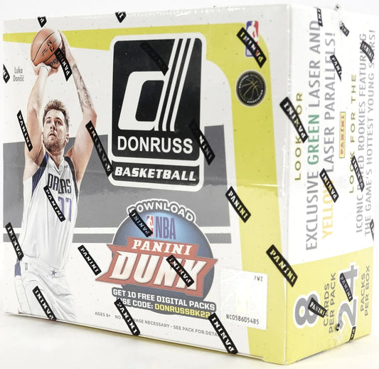 Personal 2021/22 Panini Donruss Basketball Retail 24-Pack Box