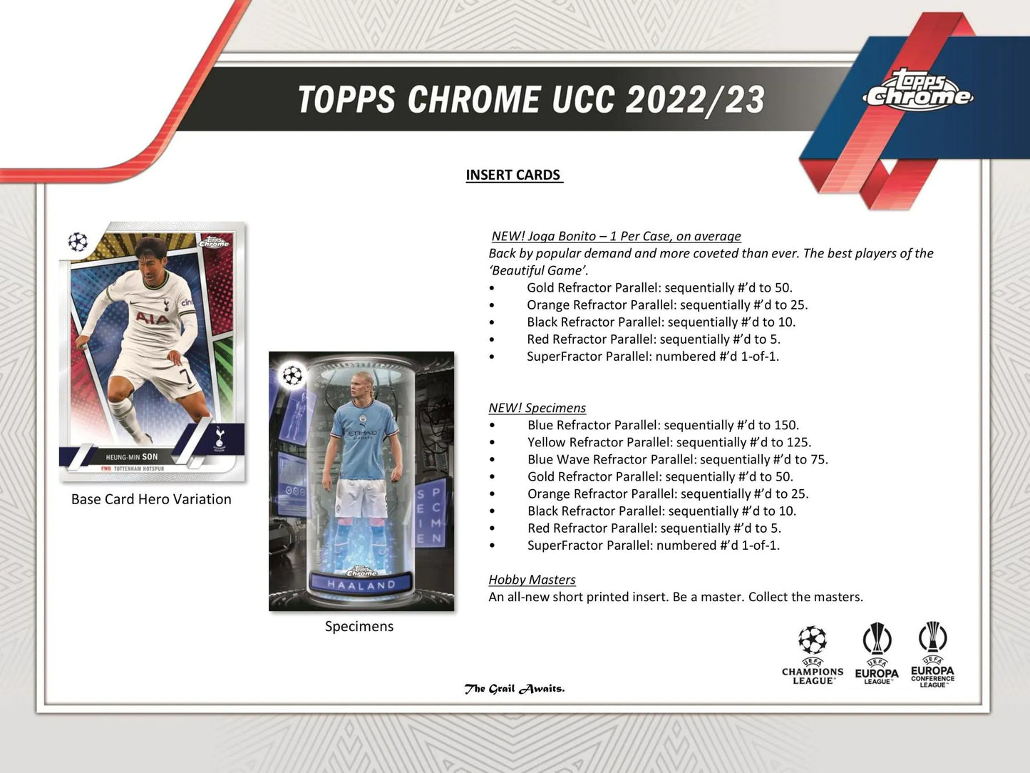 2022/23 Topps Chrome UEFA Club Competitions Soccer Hobby Box