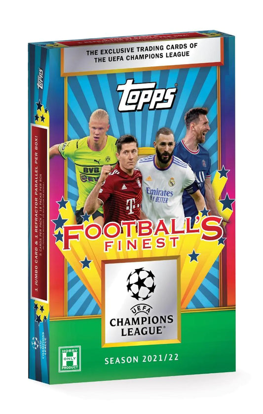 2021/22 Topps UEFA Champions League Finest Flashbacks Soccer Hobby Box
