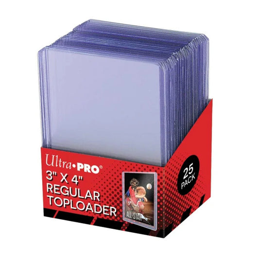 Ultra Pro 3" x 4" Clear Regular Toploader (25 Stck)