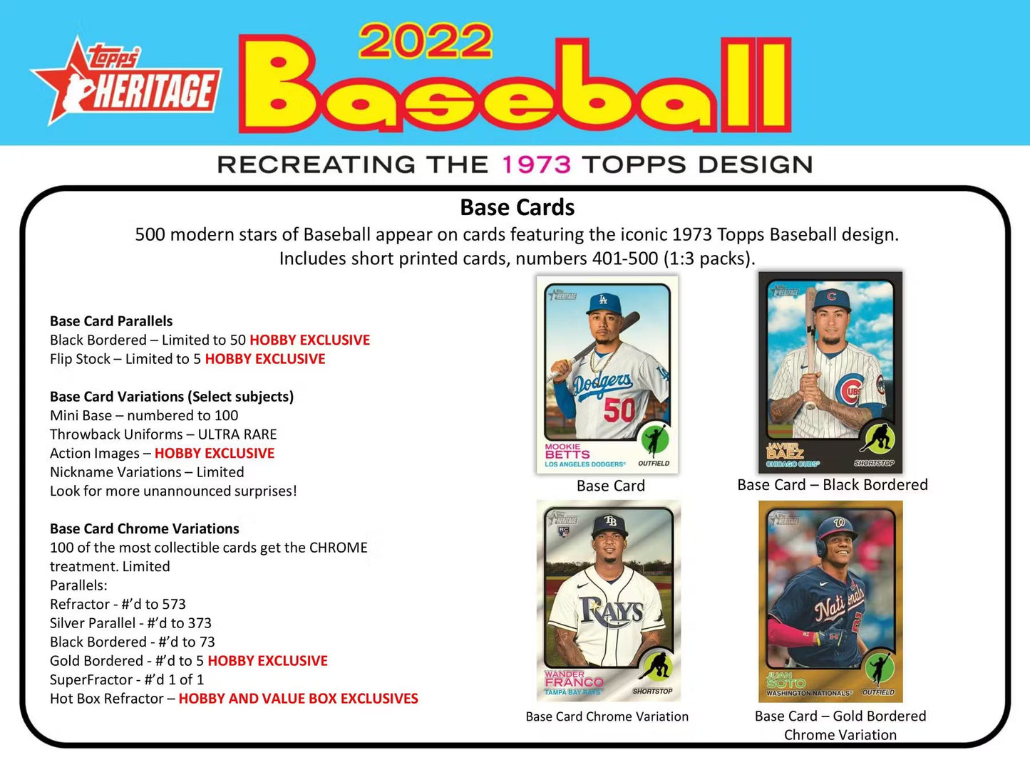 2022 Topps Heritage Baseball Hobby Box