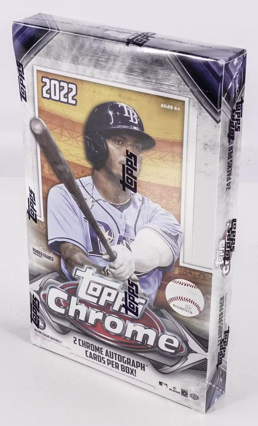 2022 Topps Chrome Baseball Hobby Box (+1 Silver Pack)