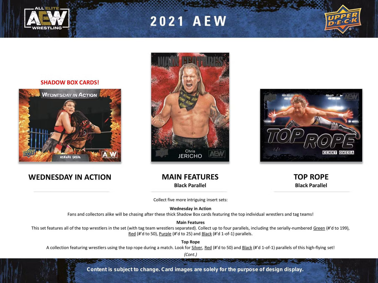 2021 Upper Deck All Elite Wrestling AEW Hobby Box